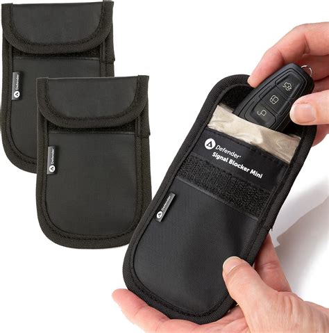 key fob rfid signal blocking bag|small faraday key fob pouch.